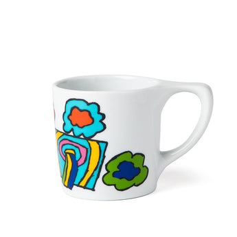 notNeutral x David Wright Lino Mug- "70s Art"