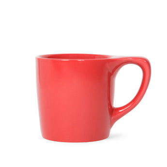 Lino 10oz Mug, Rhubarb