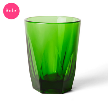 Vero Latte Glass, Emerald