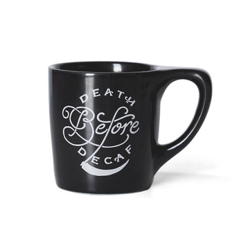 Lino "Death Before Decaf" Mug